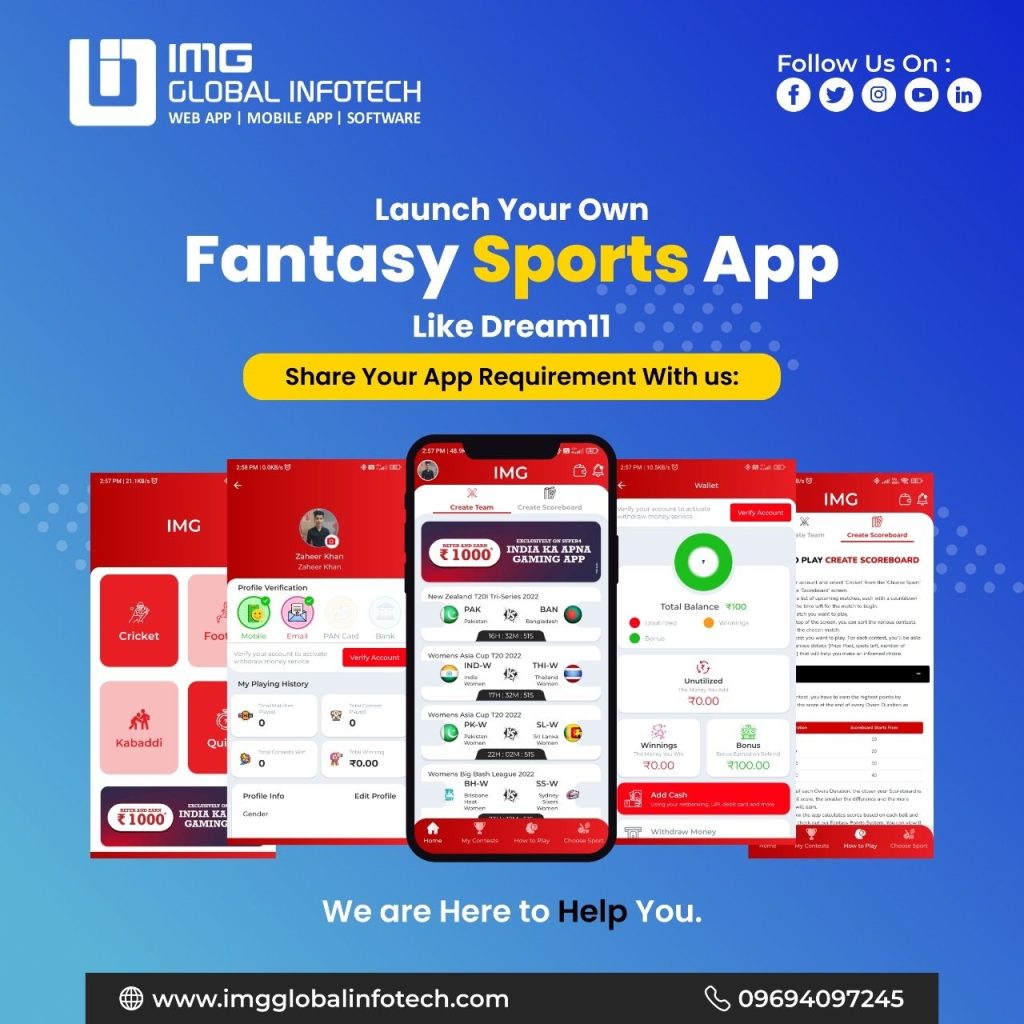 How To Build A Fantasy Sports App Like Dream11?