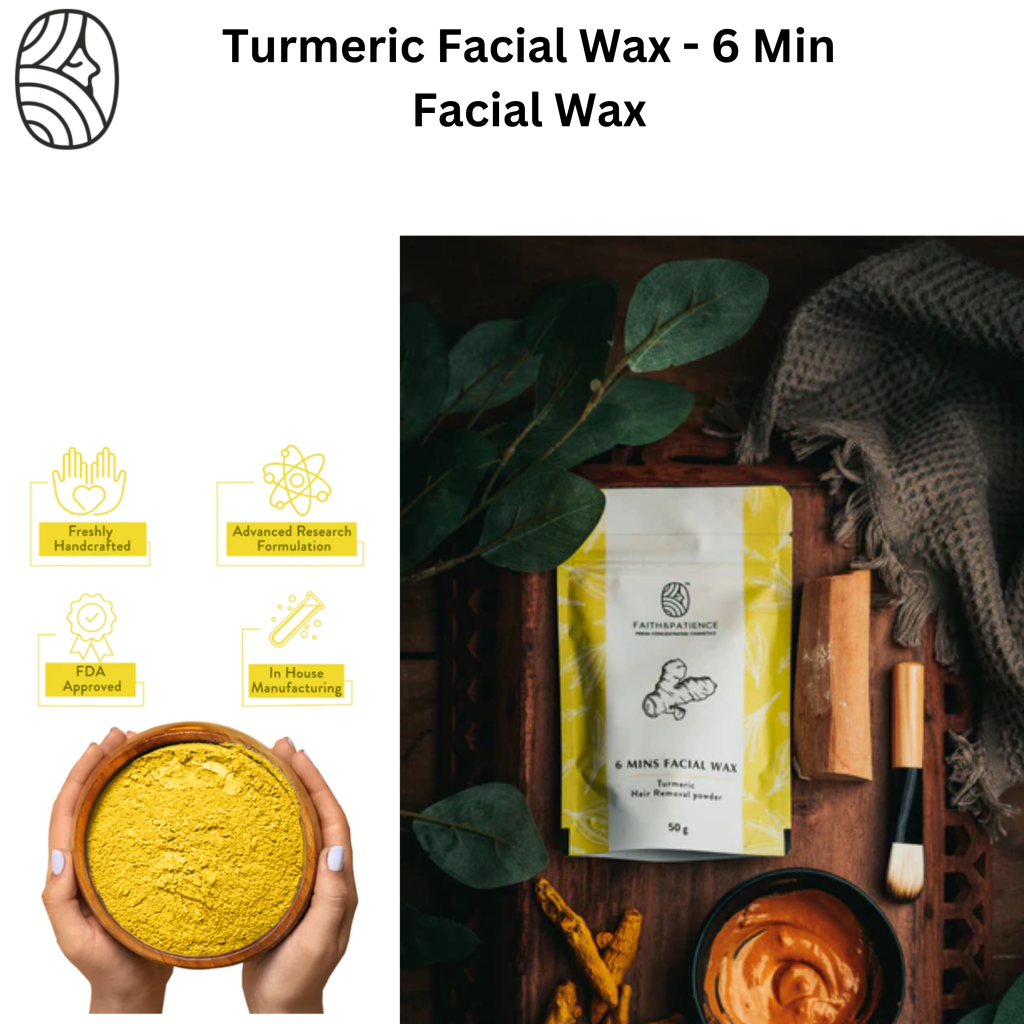 Sun-Kissed Skin: Turmeric Facial Wax Powder Illumination