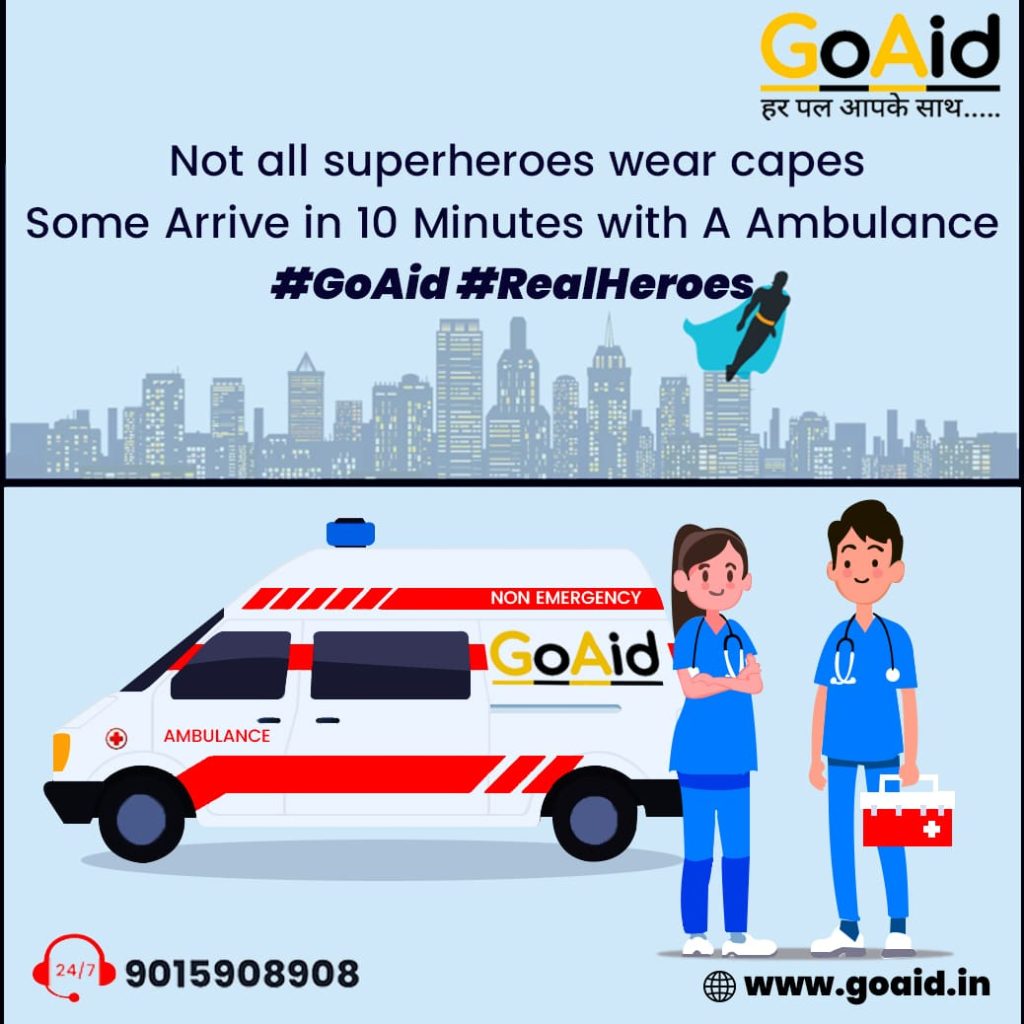 GoAid: Your Trusted Ambulance Service in Safdarjung Offering Comprehensive Medical Transportation Solutions.
