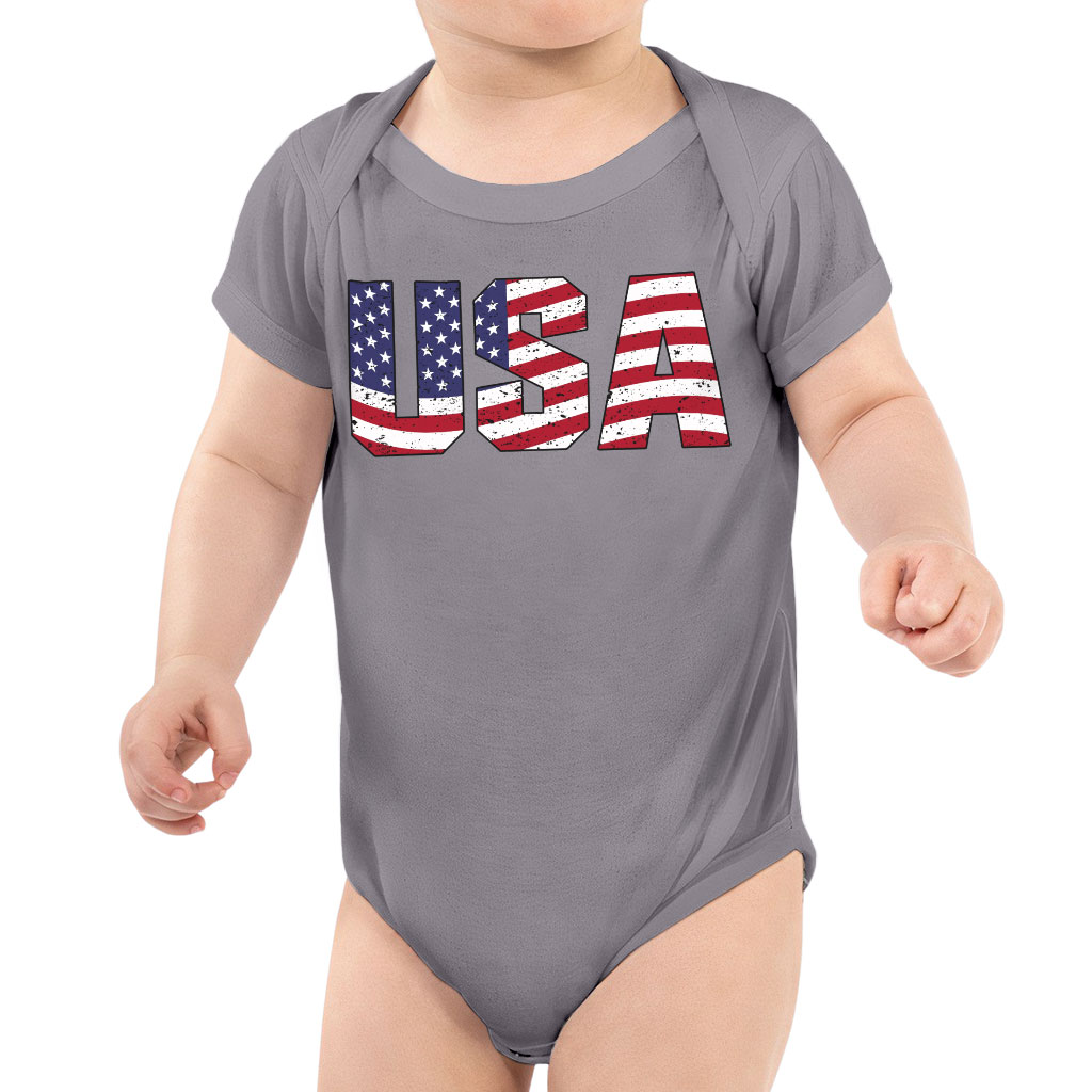 Celebrate in Style with Patriotic Baby Bodysuits