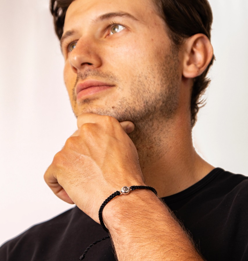 Mens Photo Bracelet | Elegant Eternity