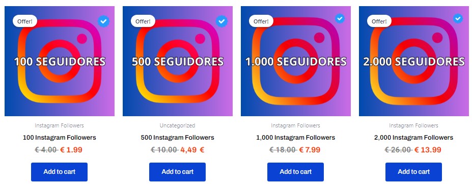 Comprar Seguidores reales instagram