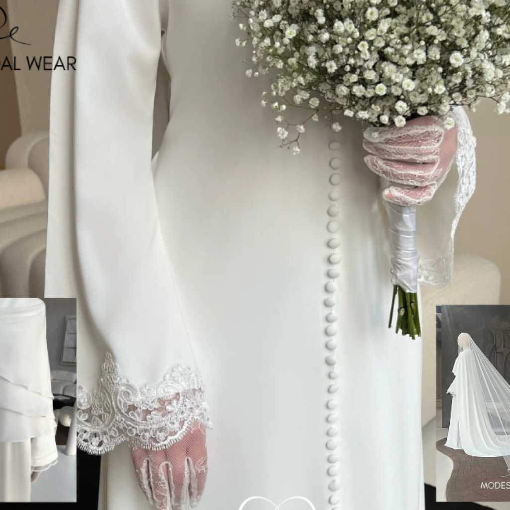 Elegant Bridal Cape: The Rania-Inspired Look for Your Big Day