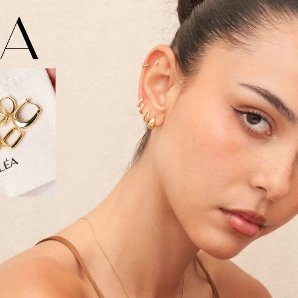Shop Stunning Gold Helix Hoop Earrings Now