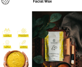 Sun-Kissed Skin: Turmeric Facial Wax Powder Illumination